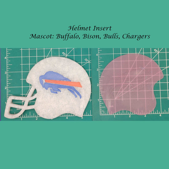 Football Helmet Inserts - Silicone Freshie Mold
