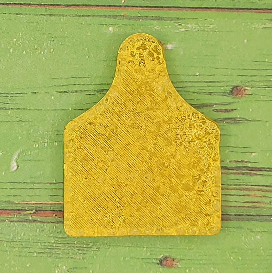 Cow Ear Tag - Silicone Freshie Mold