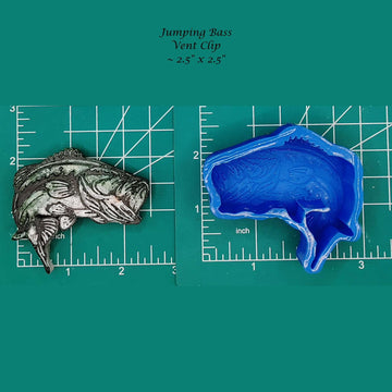 Jumping Bass - Silicone Freshie Mold