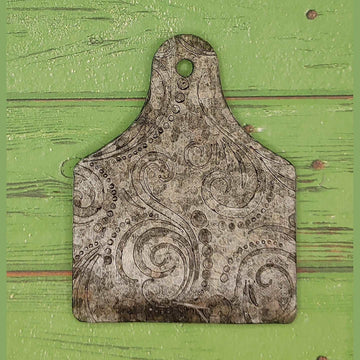 Cow Ear Tag Inserts - Silicone Freshie Mold