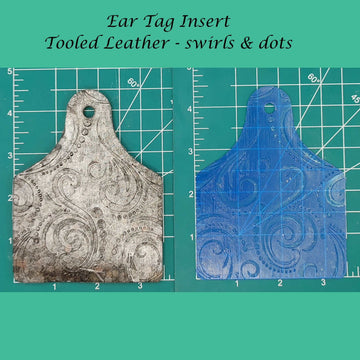 Cow Ear Tag Inserts - Silicone Freshie Mold