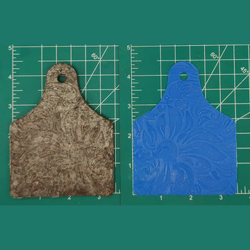 Cow Ear Tag Inserts - Silicone Freshie Mold