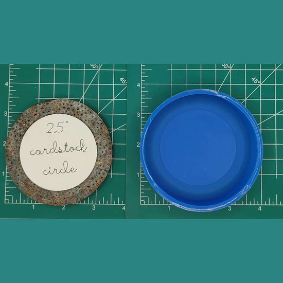 3.5" Circle Tray - Silicone Freshie Mold