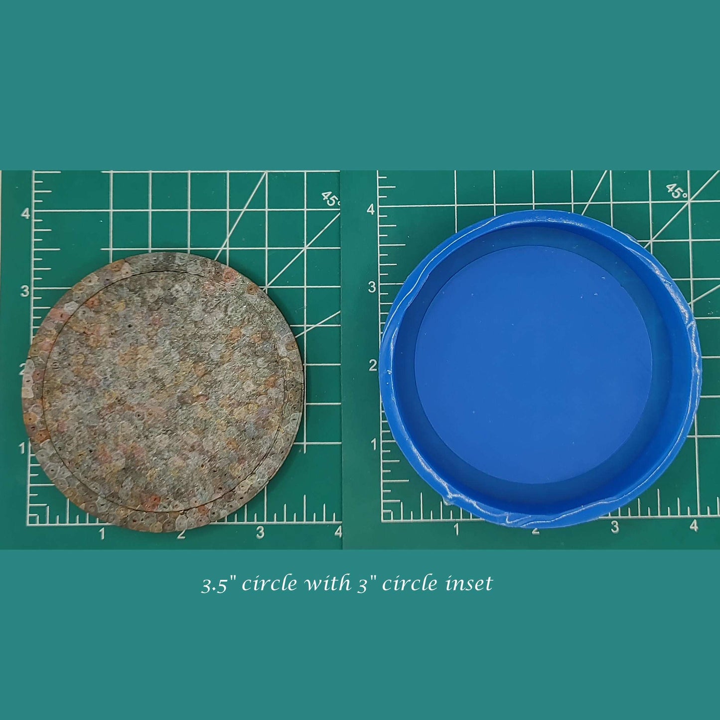 3.5" Circle Tray - Silicone Freshie Mold