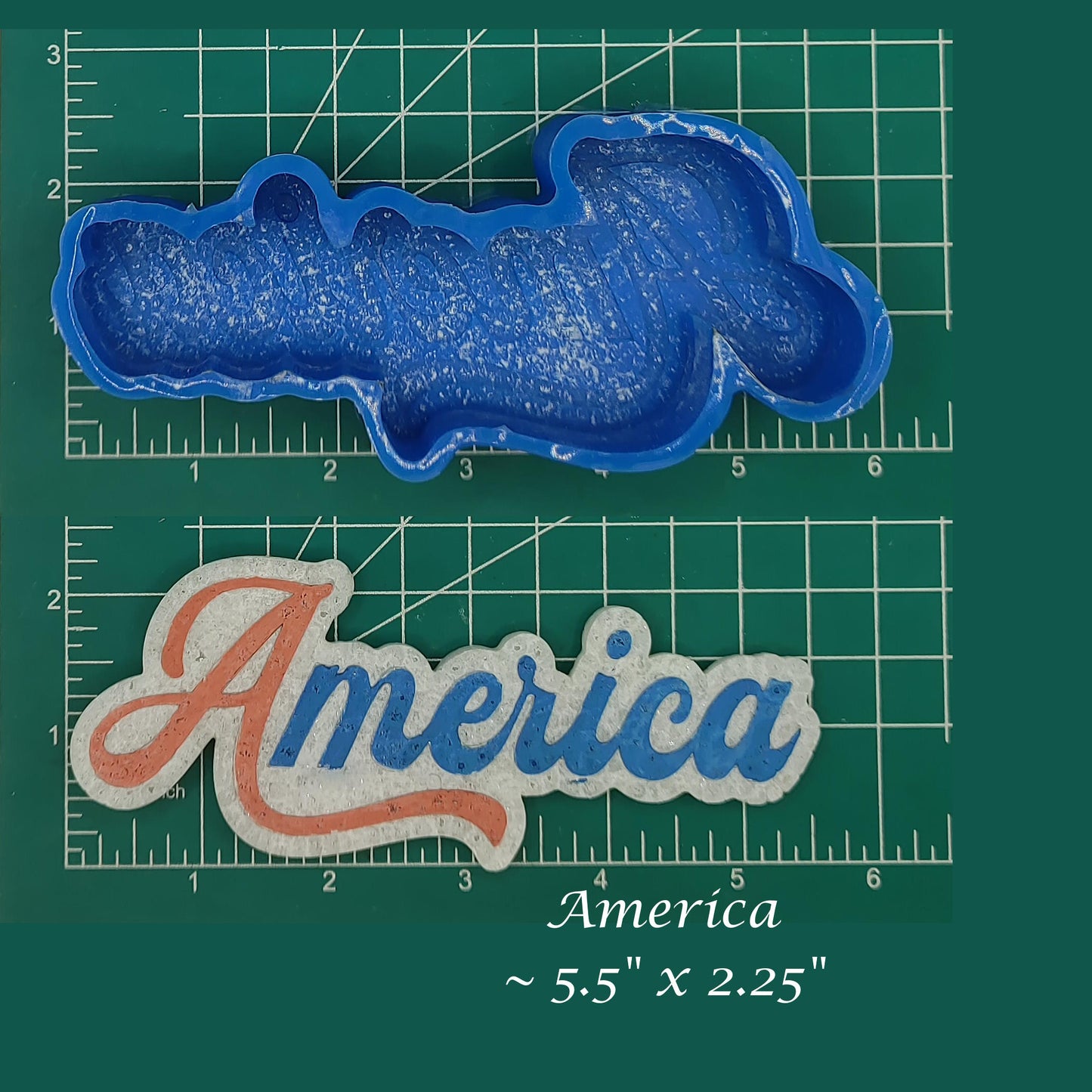 America - Silicone Freshie Mold
