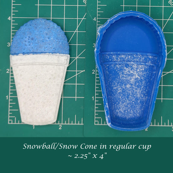 Snowcone or Snowball - Silicone freshie mold