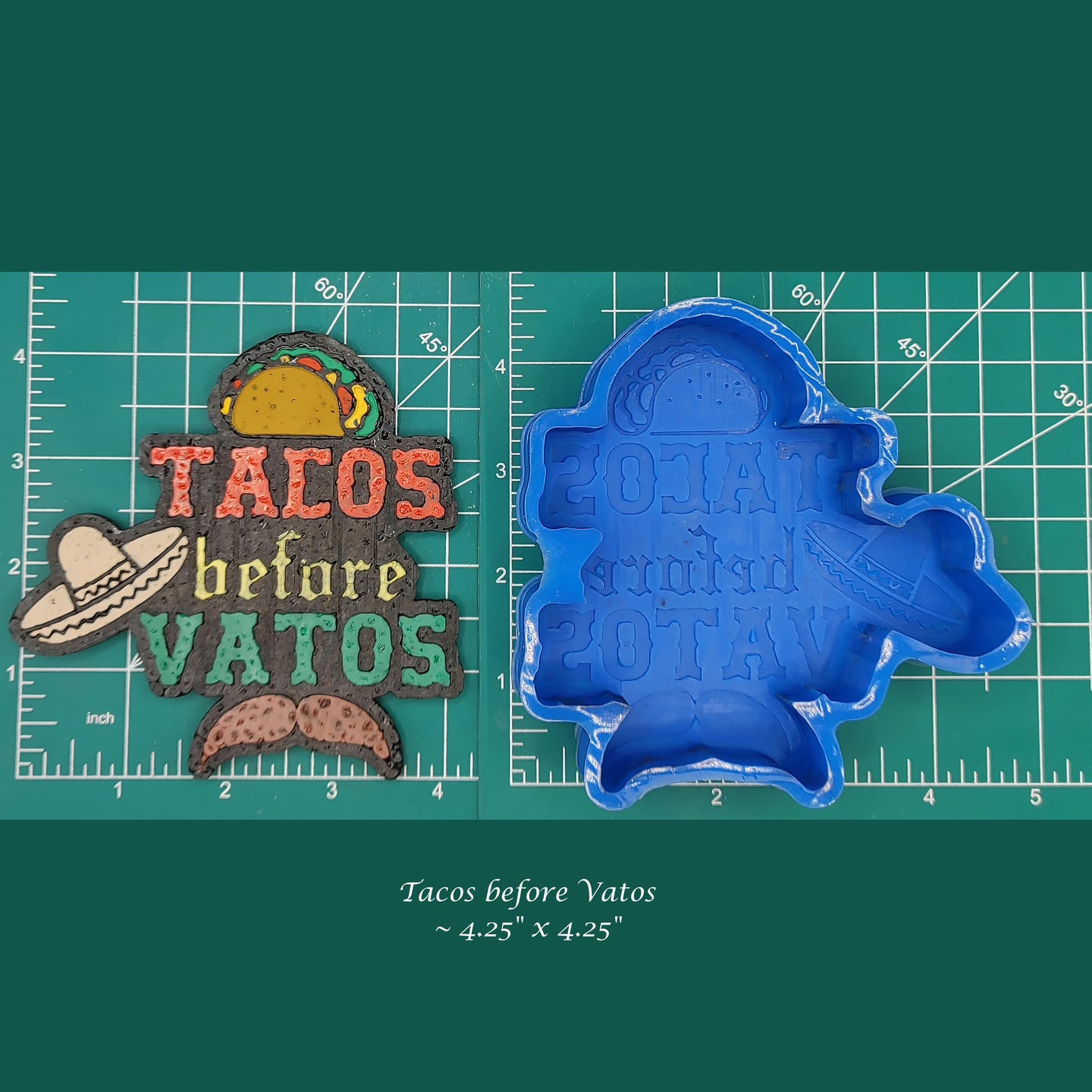 Tacos Before Vatos - Silicone Freshie Mold