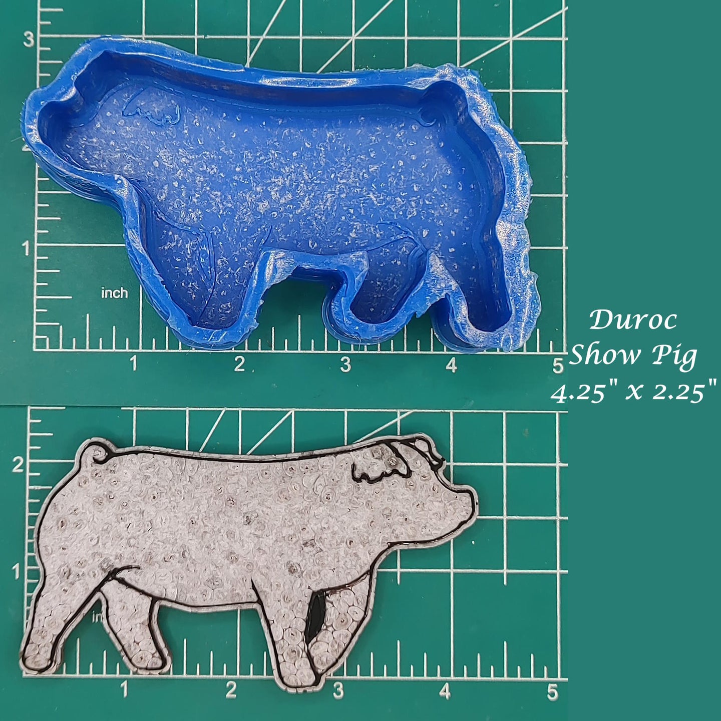Show Pig - Duroc - Silicone freshie mold
