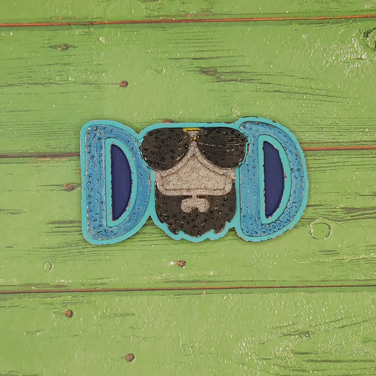 Dad with Beard & Sunglasses - Silicone Freshie Mold