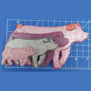 Show Pig - Duroc - Silicone freshie mold