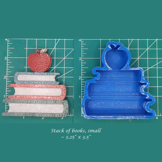 Stack of Books - Silicone freshie mold