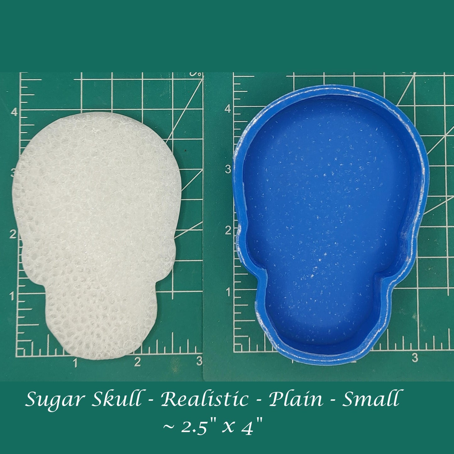 Sugar Skull - Realistic Shape - Silicone freshie mold