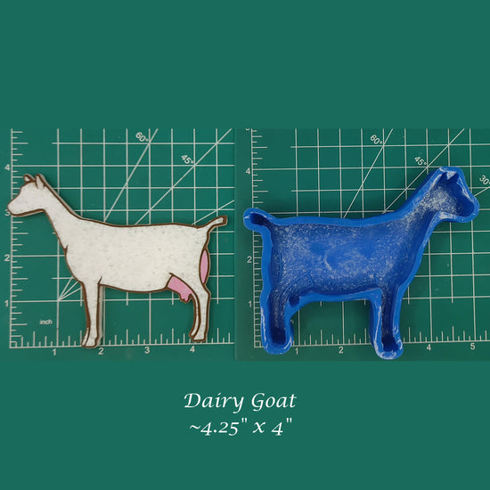 Show Dairy Goat - Silicone Freshie Mold