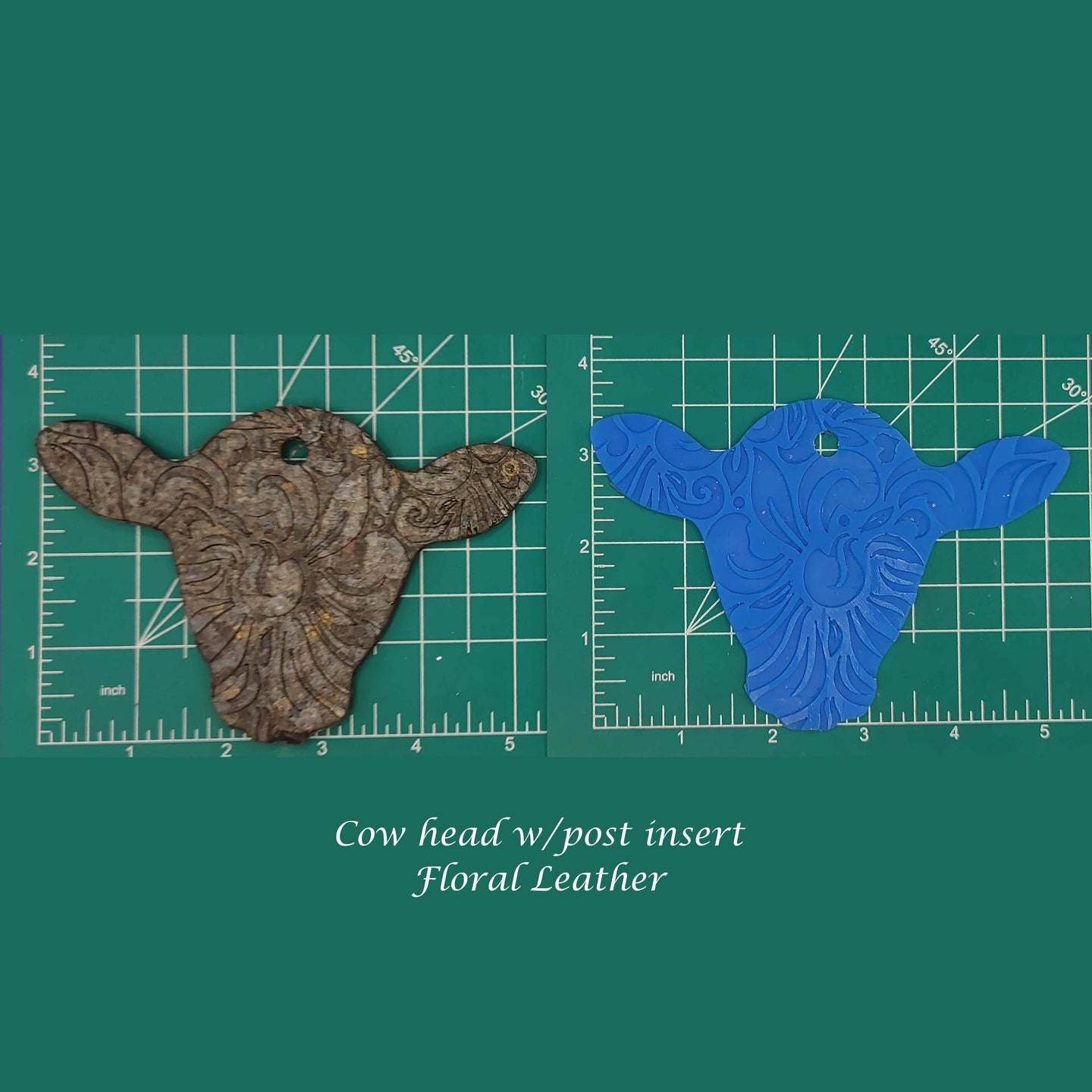 Cow Head Inserts - Silicone Freshie Mold