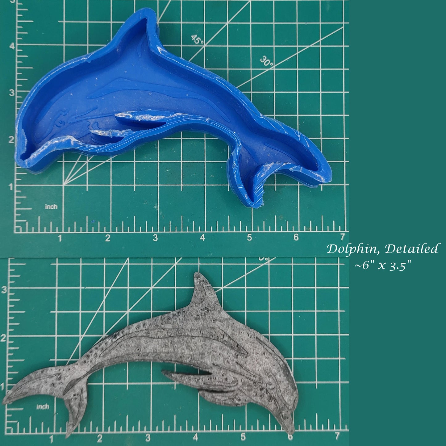 Dolphin, Detailed - Silicone Freshie Mold