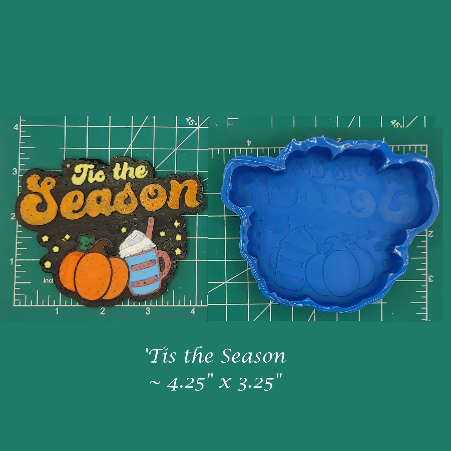 Tis the Season - Fall or Autumn - Silicone Freshie Mold