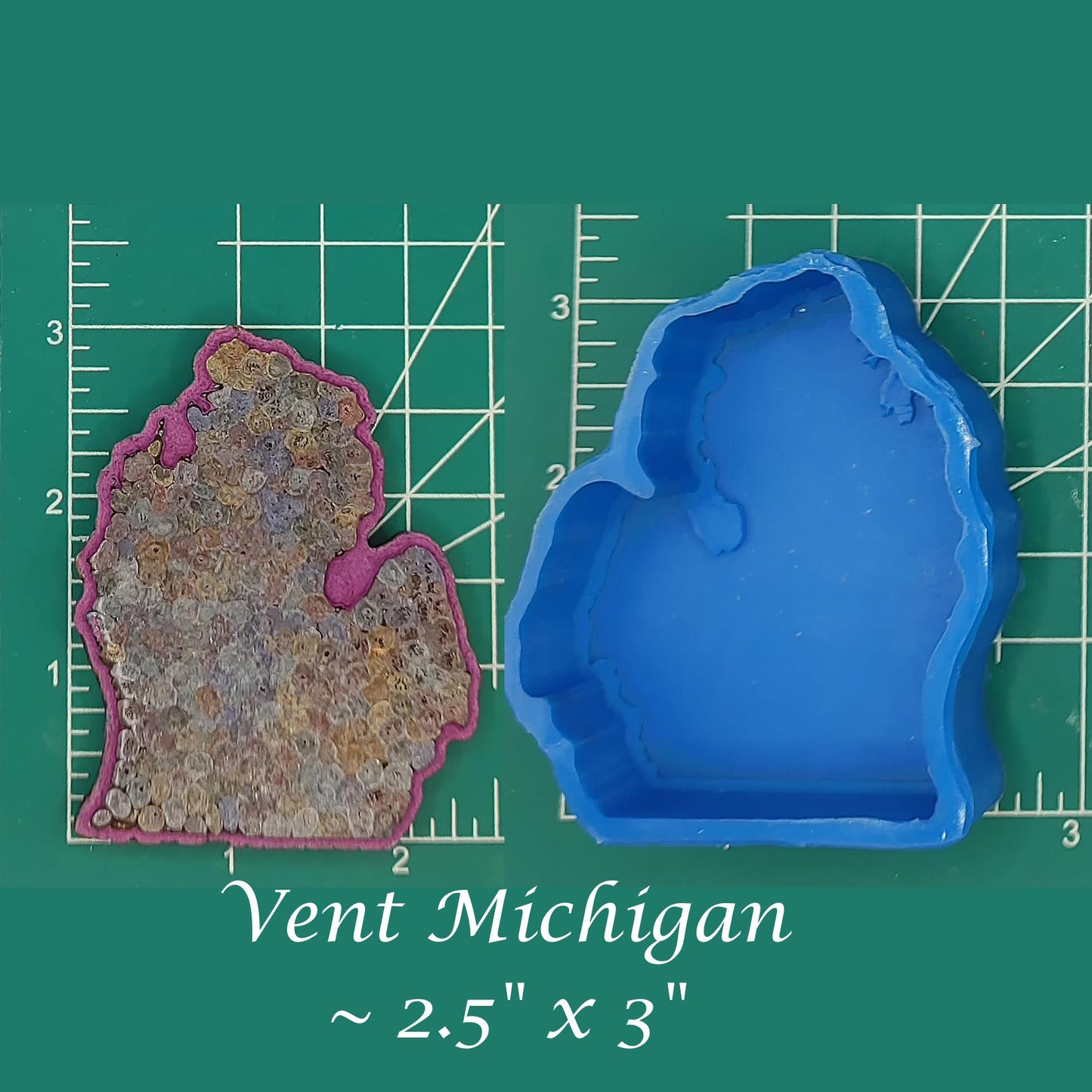 Michigan Vent Clip Tray - Silicone Freshie Mold