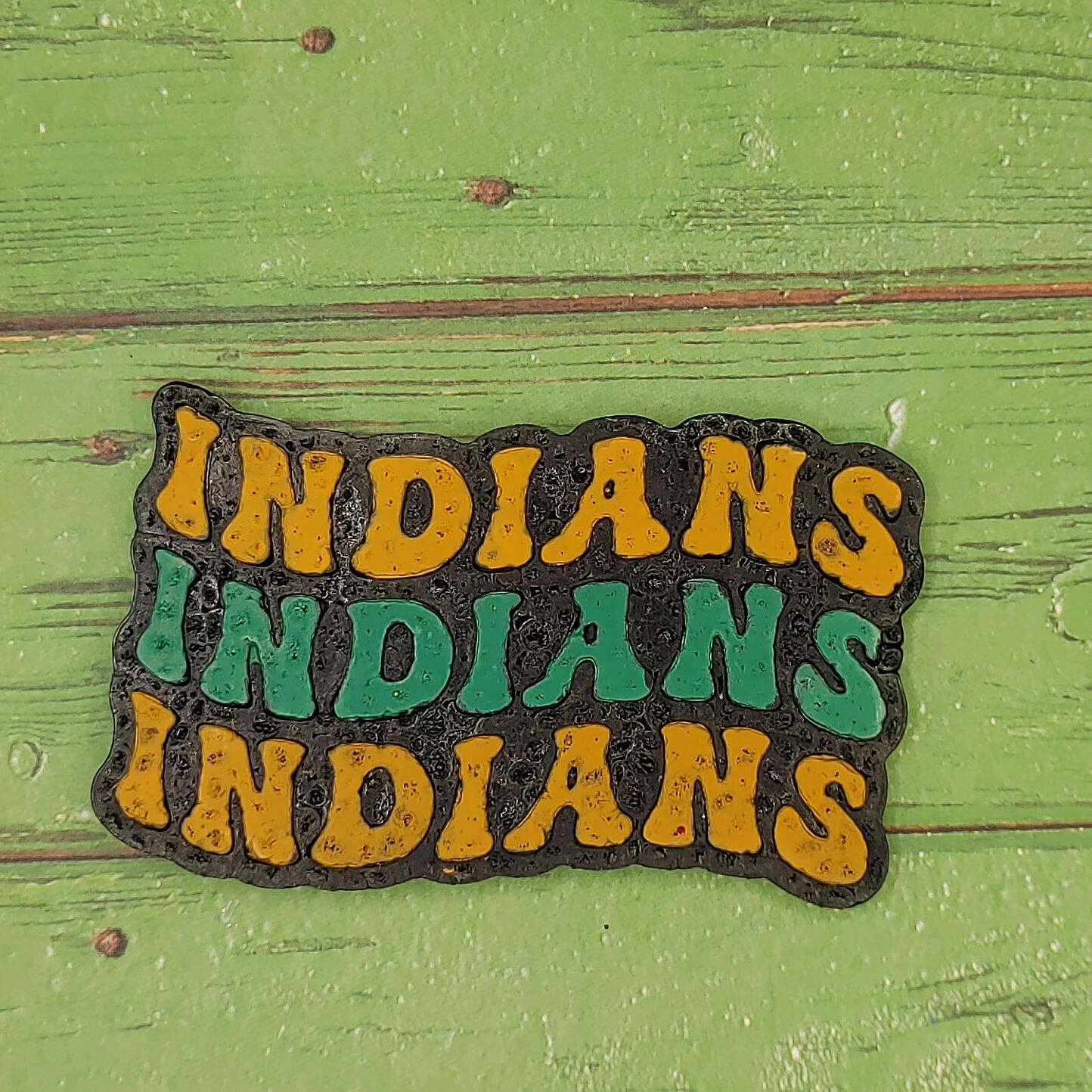 Indians Indians Indians - Retro Font - Silicone Freshie Mold