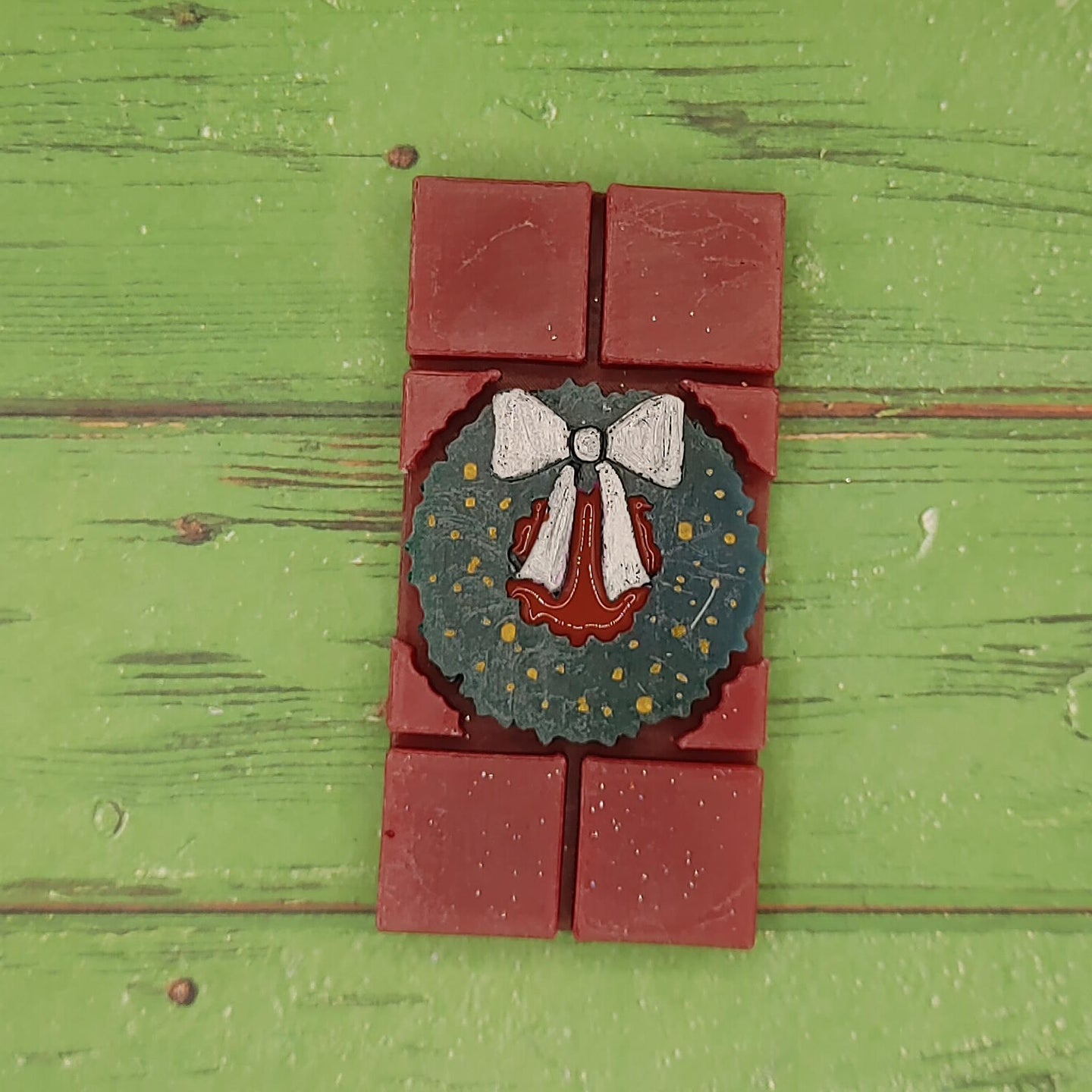 Wreath - Snap Out Center - Wax Melt Snap Bar Silicone Mold