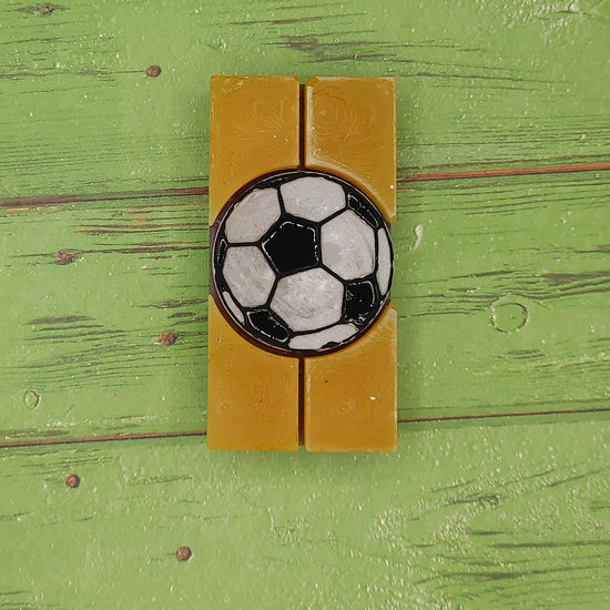 Soccer Ball Snap Out Center Wax Melt Snap Bar Silicone Mold