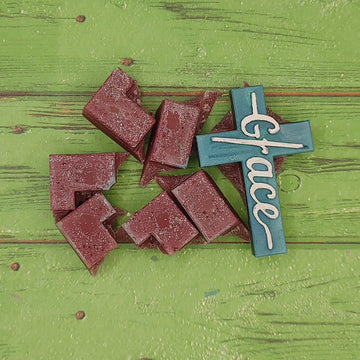 Grace Cross Snap Out Center Wax Melt Snap Bar Silicone Mold