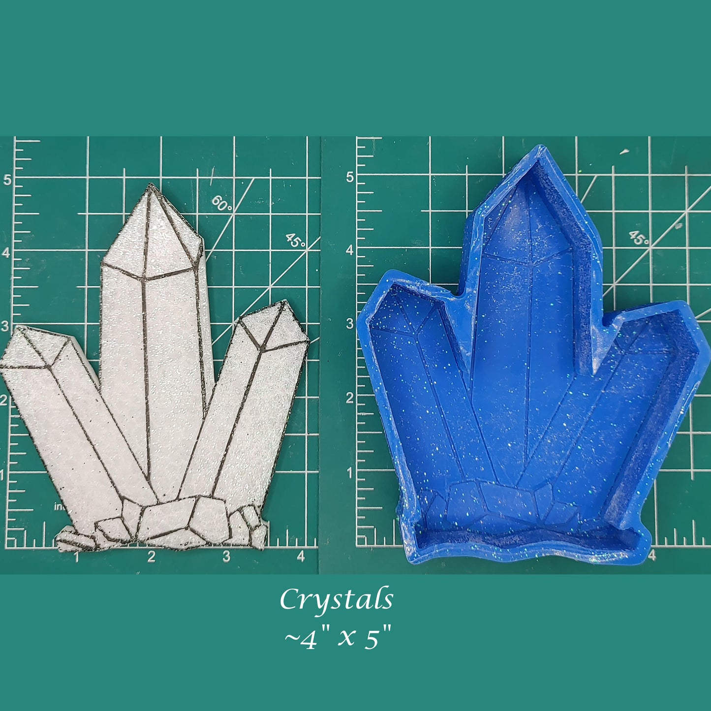 Crystals - Silicone freshie mold