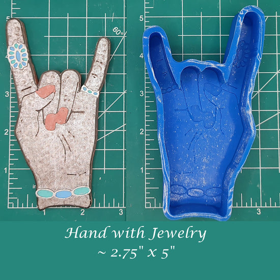 Hand with Jewelry - Freshie Mold