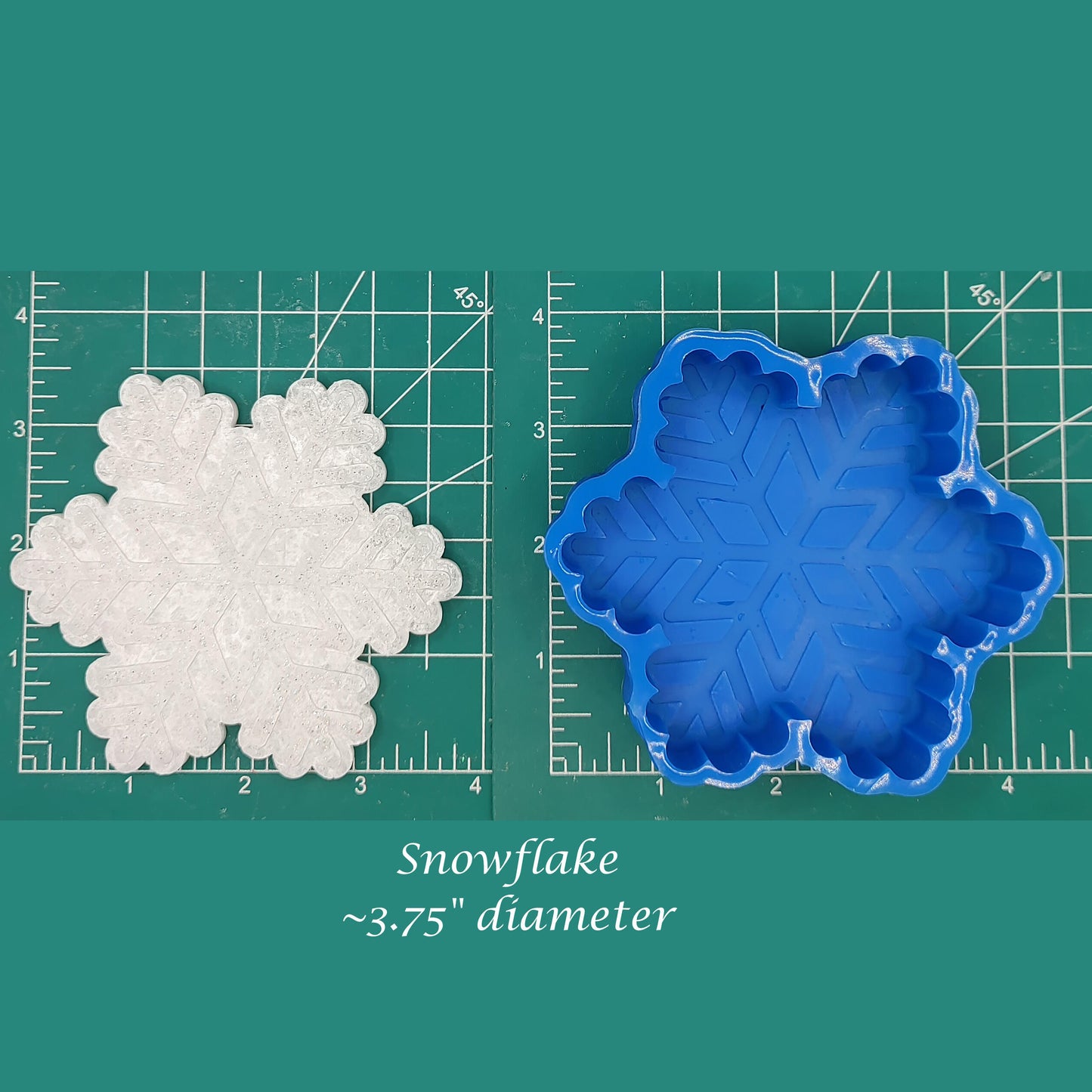 Snowflake - Silicone freshie mold