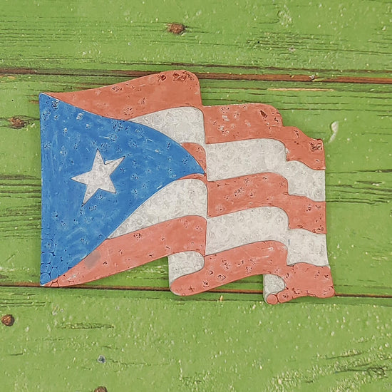 Puerto Rico Flag - Silicone Freshie Mold