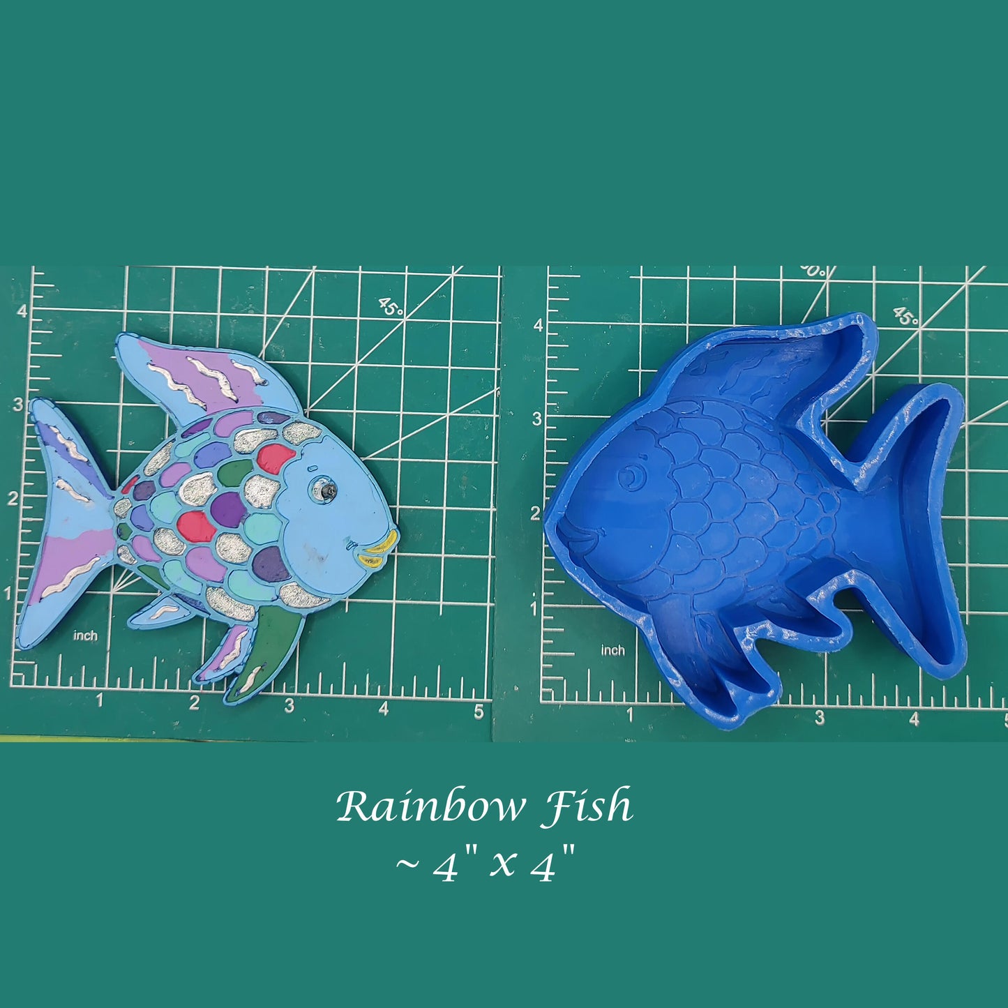 Rainbow Fish - Silicone Freshie Mold