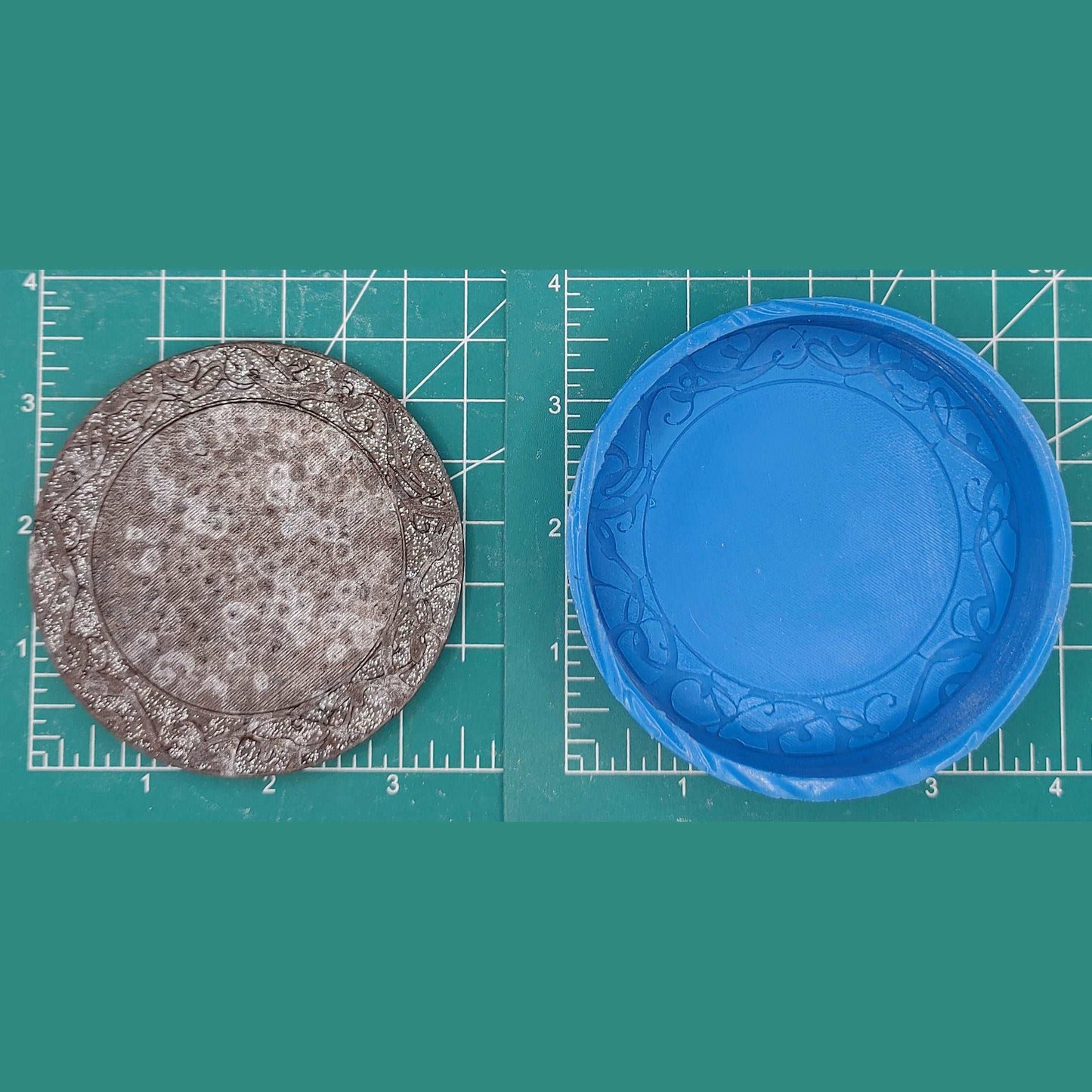 3.5" Circle Tray - Silicone Freshie Mold