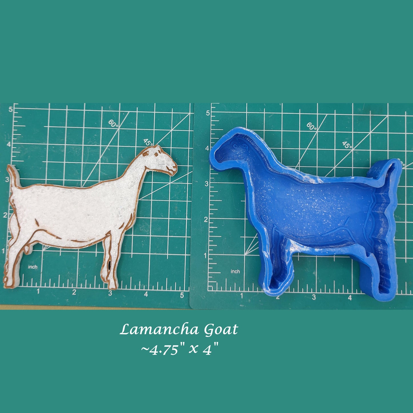Show Goat - LaMancha - Silicone Freshie Mold