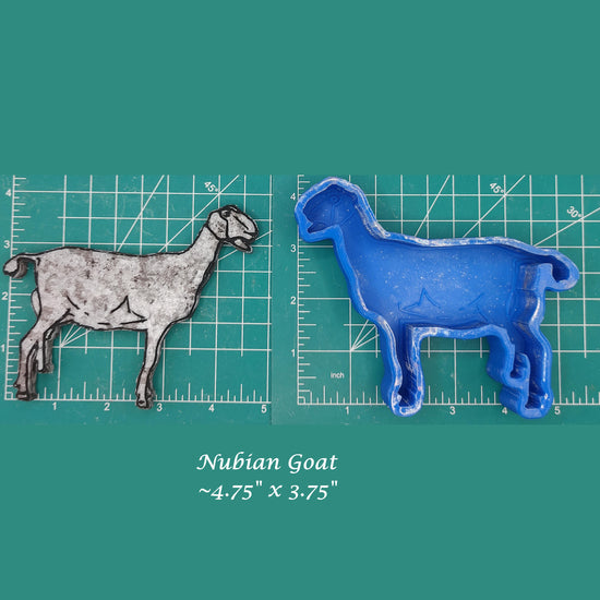 Show Goat - Nubian - Silicone Freshie Mold