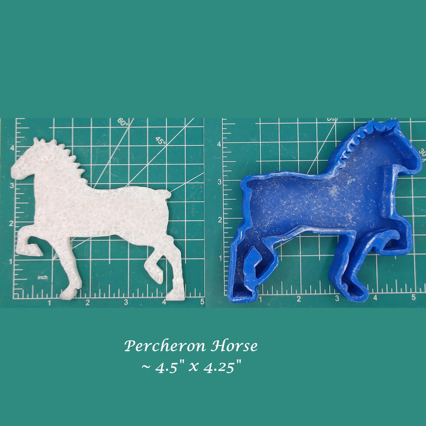 Percheron Horse - Silicone Freshie Mold
