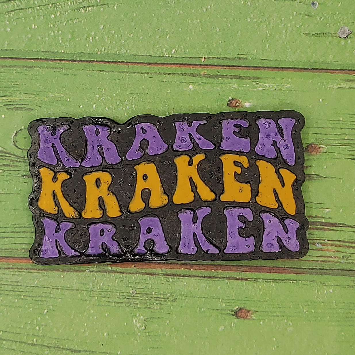 Kraken 3x Retro Font - Silicone Freshie Mold