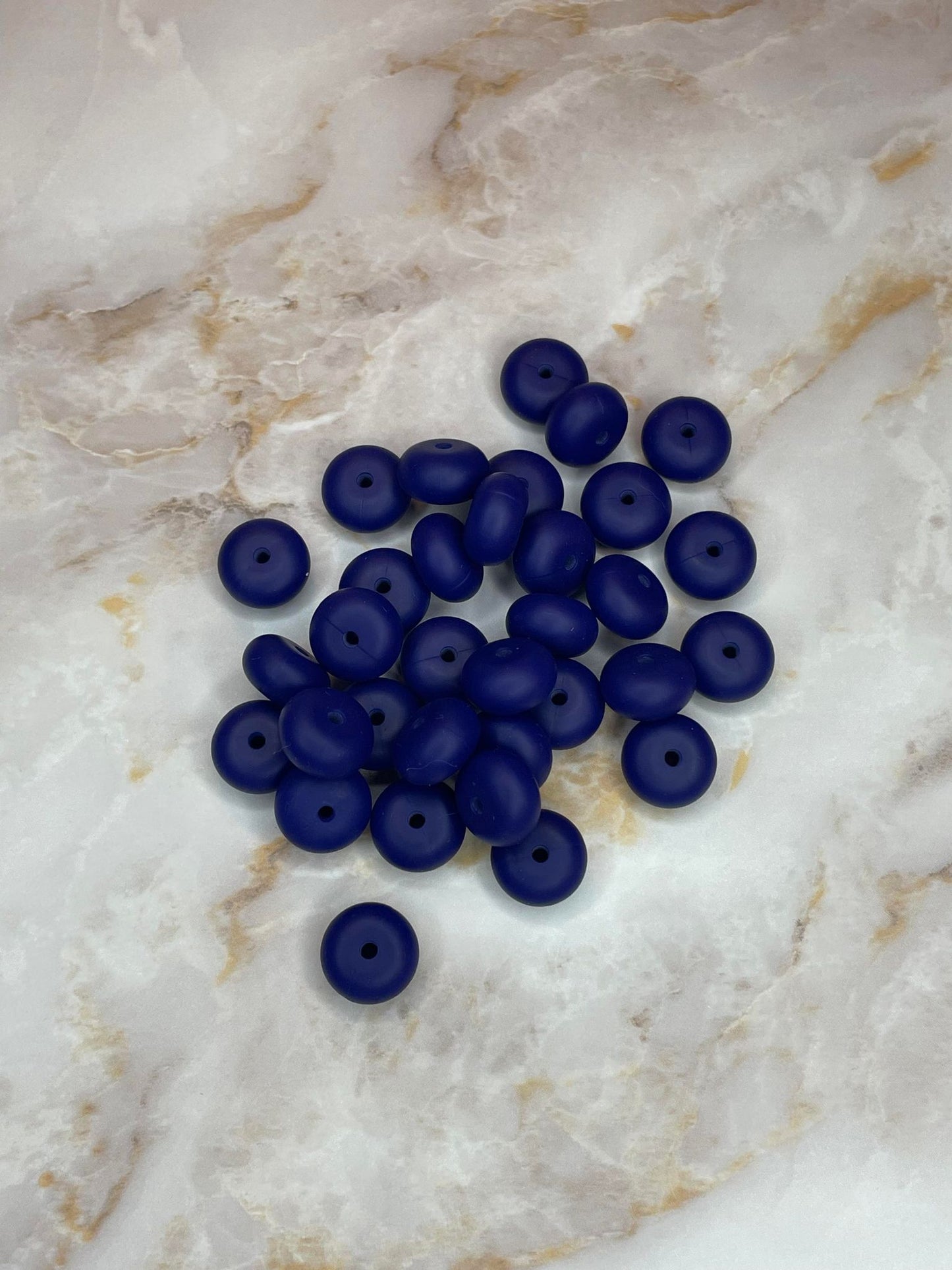 14MM ABACUS BEAD INDIGO #2