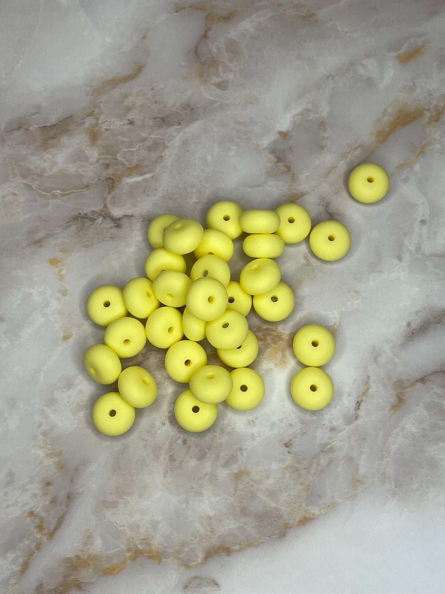 14MM ABACUS BEAD LEMONADE #91