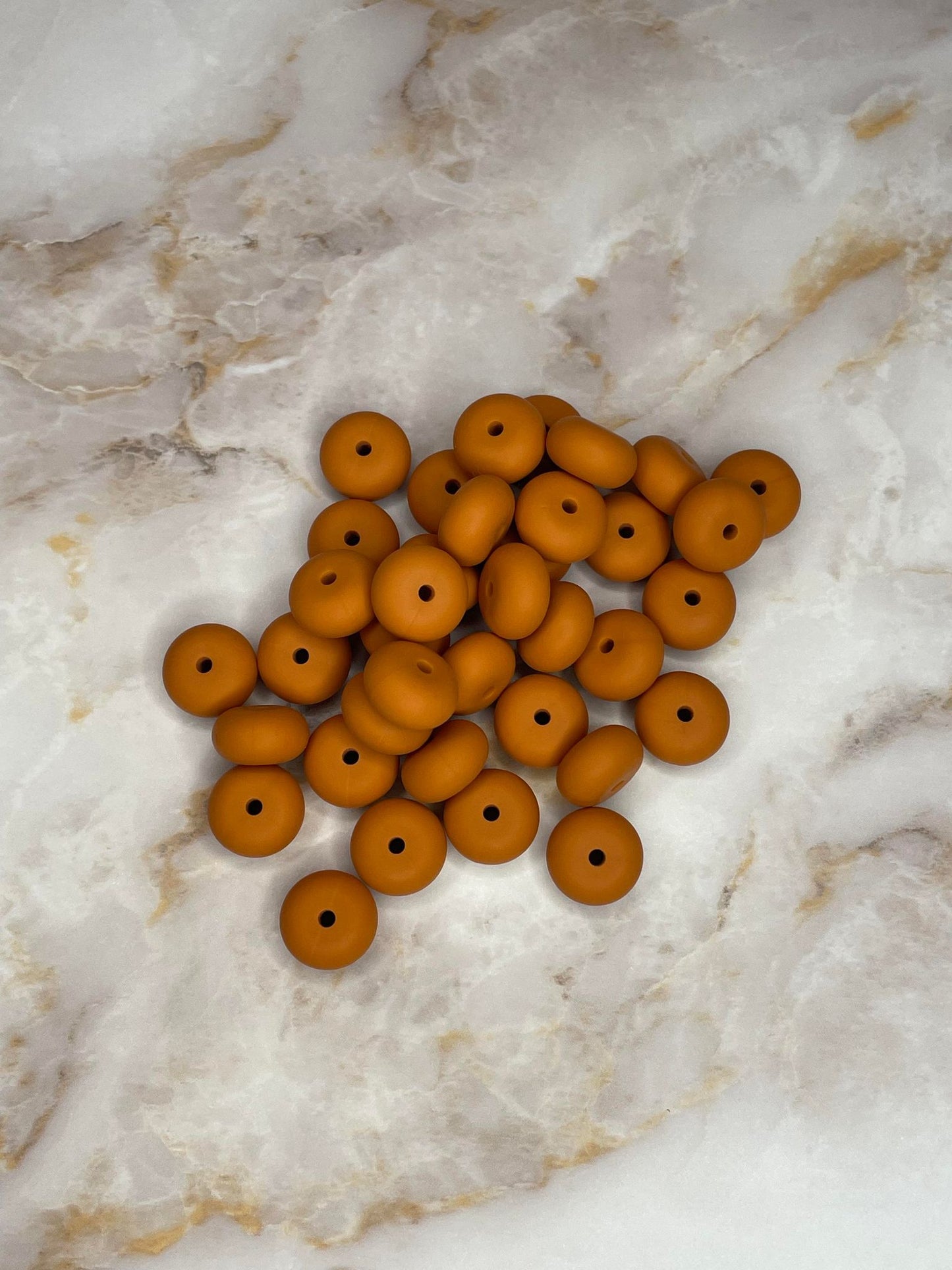 14MM ABACUS BEAD GINGER #73