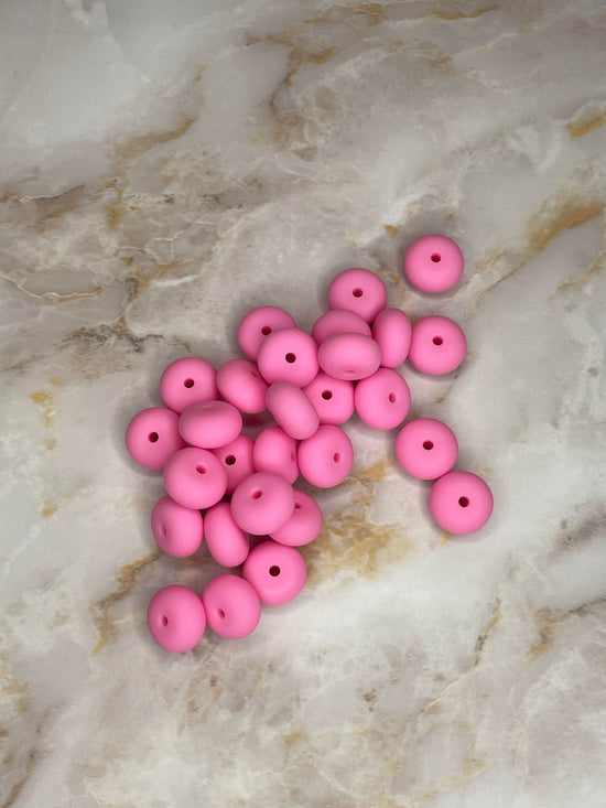 14MM ABACUS BEAD BUBBLEGUM #89