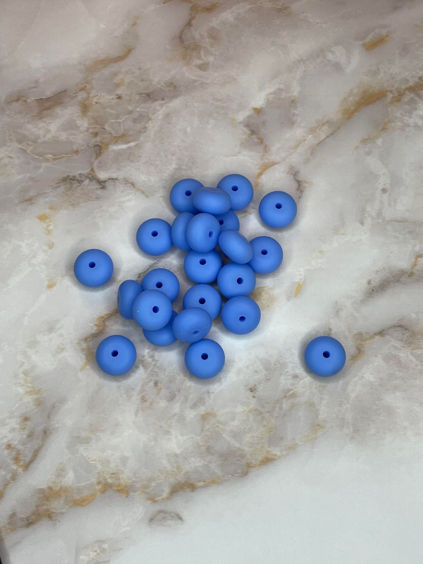 14MM ABACUS BEAD CORNFLOWER #15