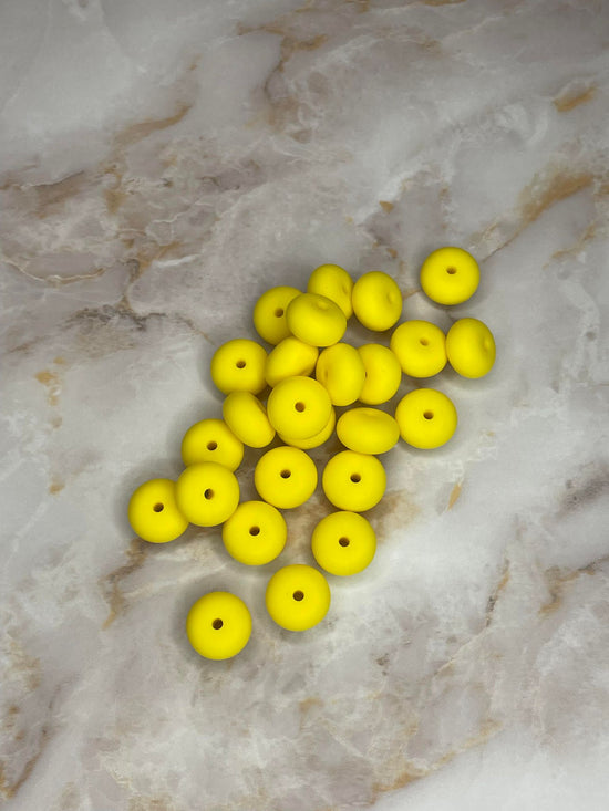 14MM ABACUS BEAD LEMON #17