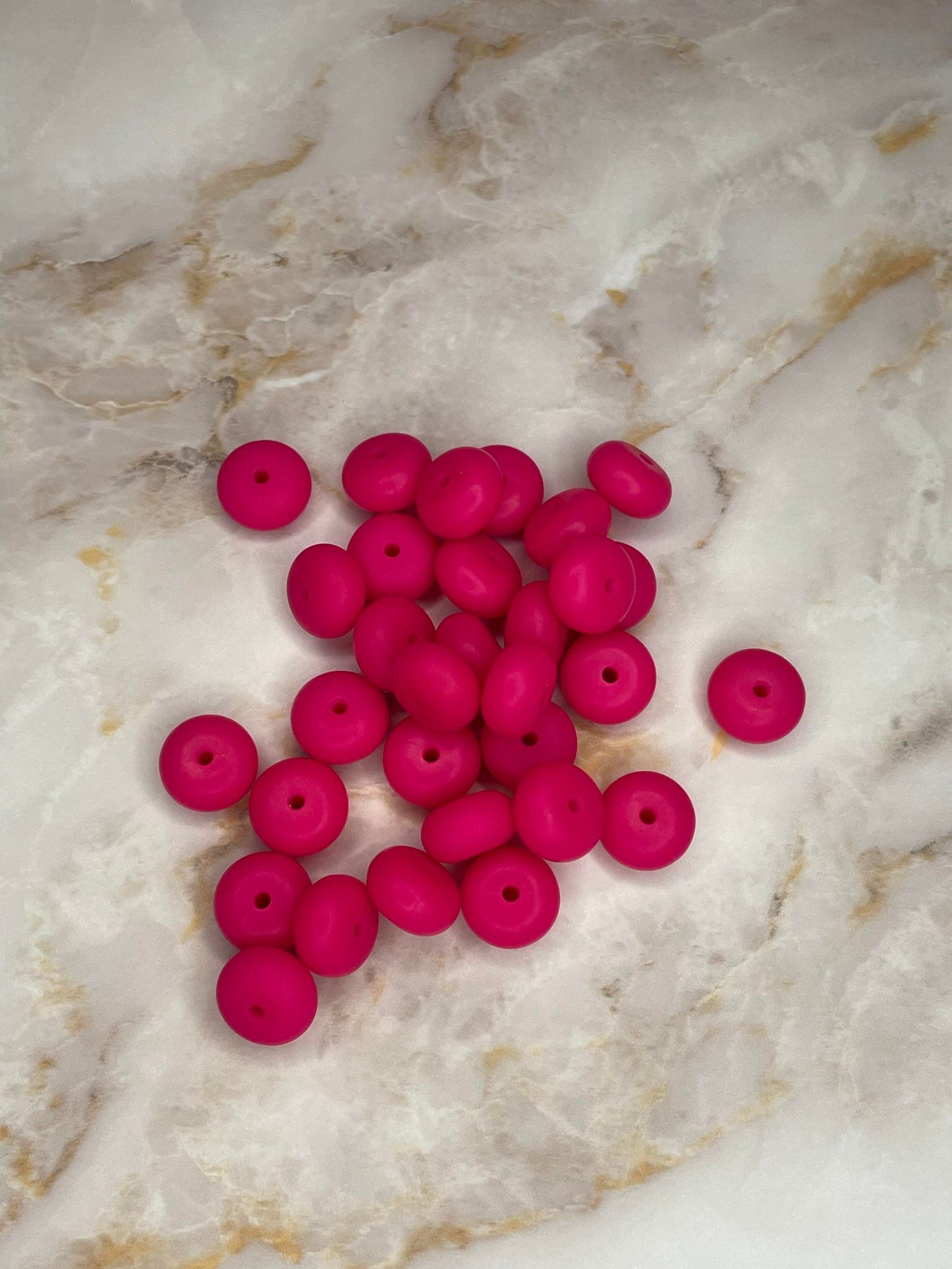 14MM ABACUS BEAD MAGENTA #18