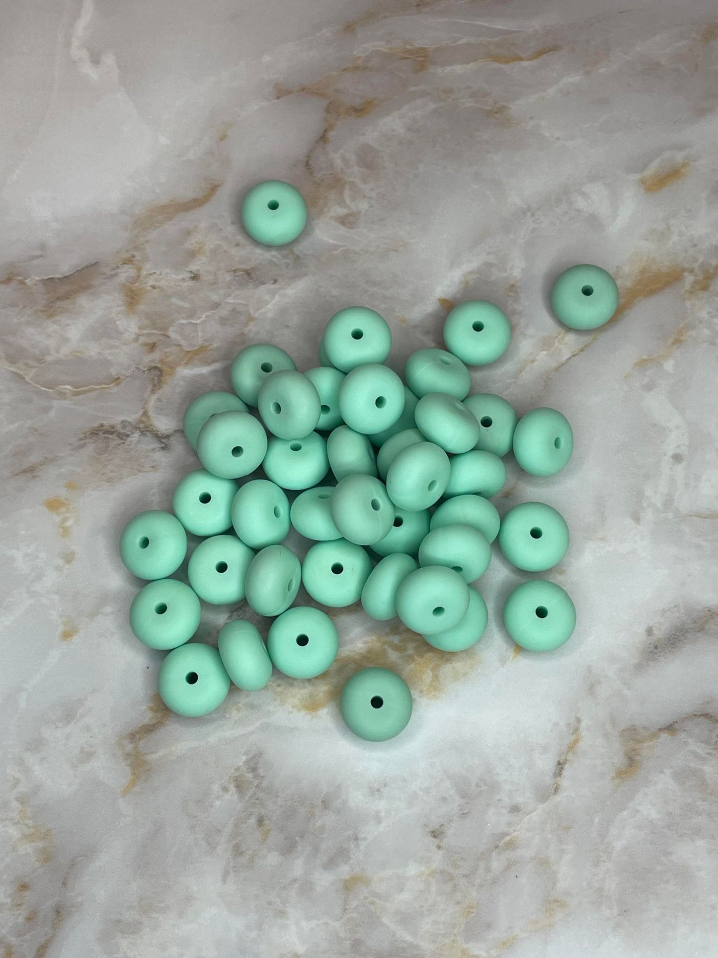 14MM ABACUS BEAD SEAFOAM #38