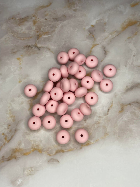 14MM ABACUS BEAD PINK LEMONADE #87