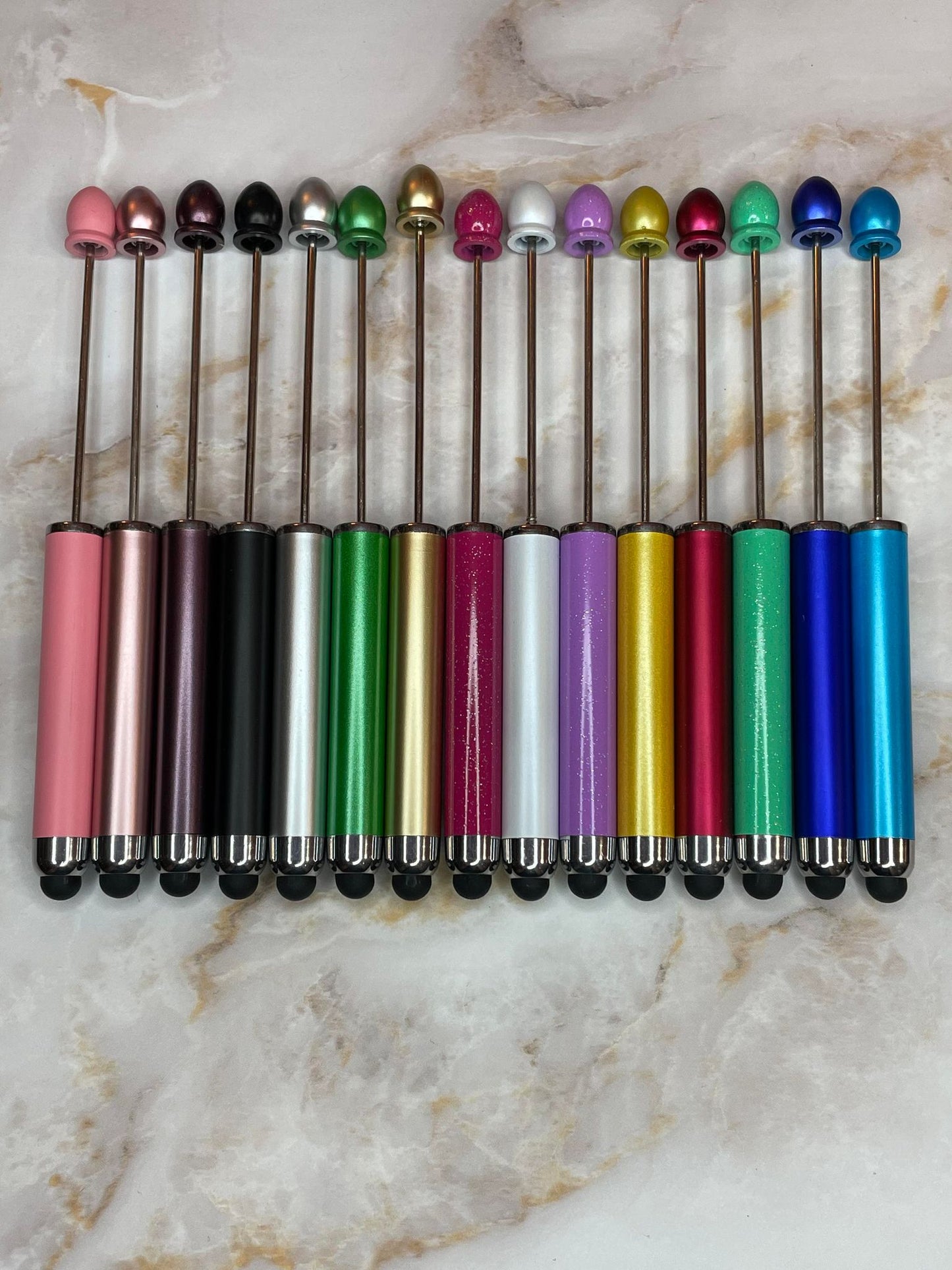 BEADABLE STYLUS PENS - 2N1 COMBO