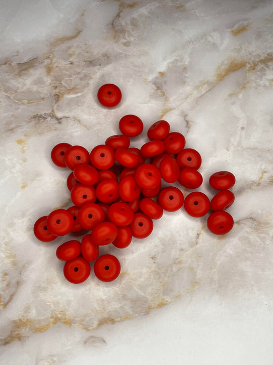 14mm Abacus Bead Tomato #25