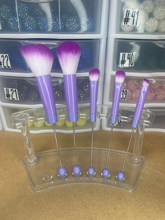 5PC BEADABLE MAKEUP BRUSH SET