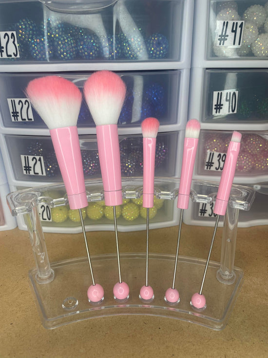 5PC BEADABLE MAKEUP BRUSH SET