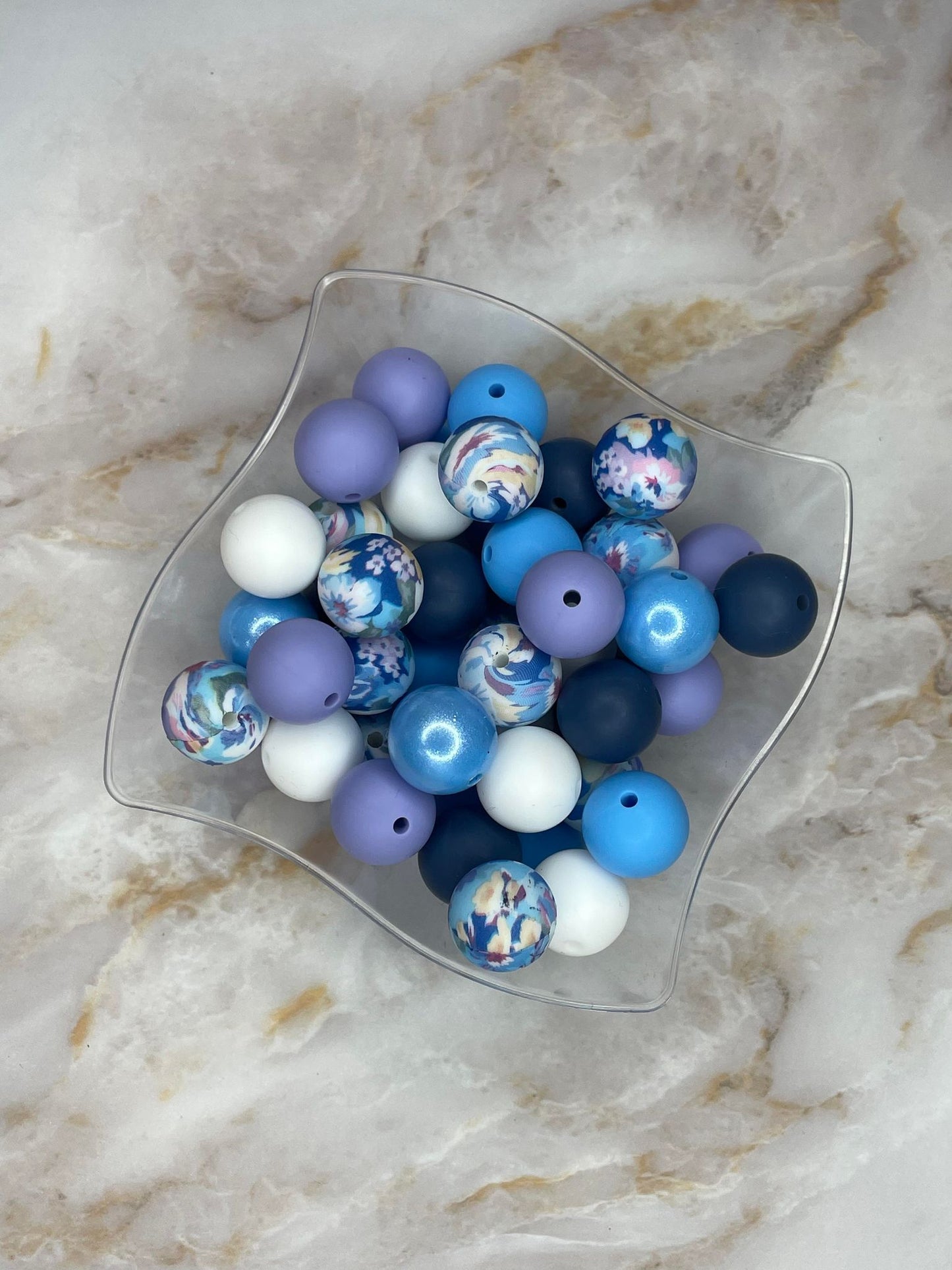 *KAELANN'S KREATION* 15MM SILICONE BEAD MIX #80 (24ct)