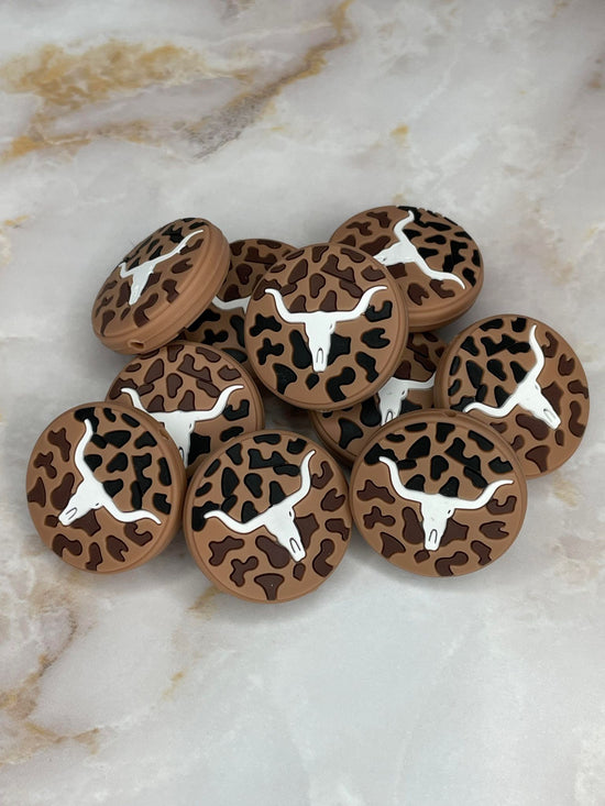 LEOPARD LONGHORN SILICONE FOCAL